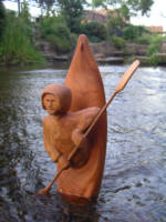 Skulptur aus Kirsche